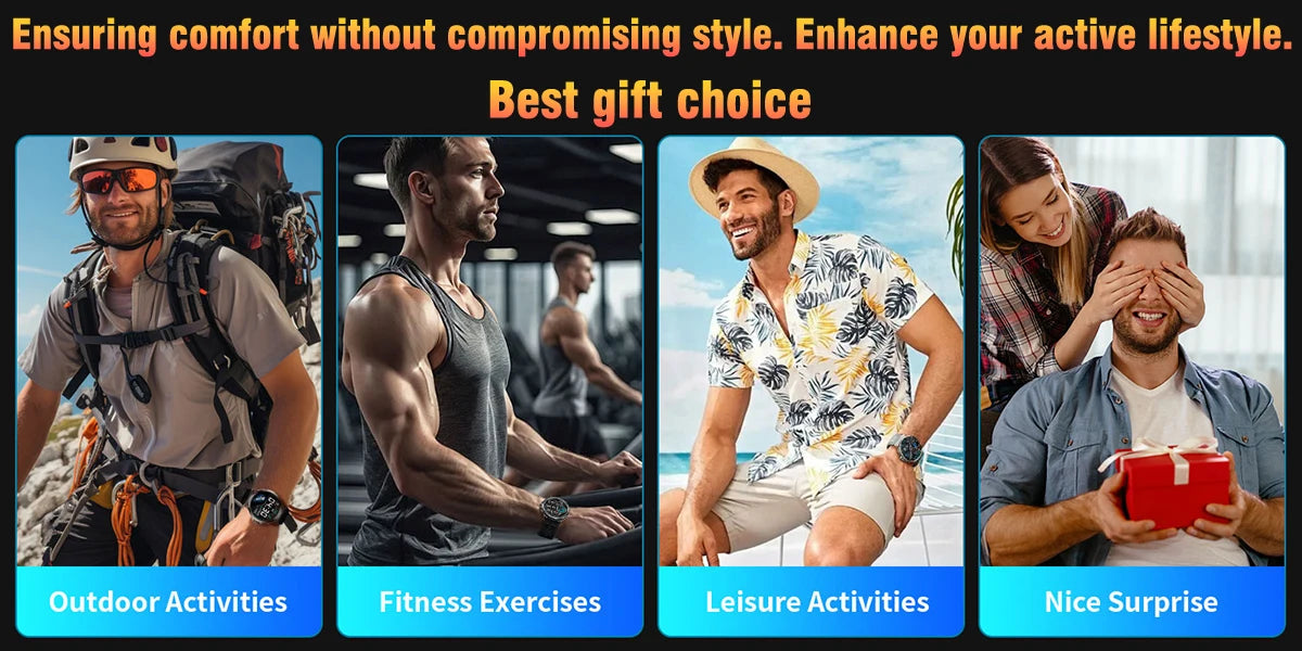 2025New For Android and ios Smart Watch Men AMOLED Screen GPS Motion trajectory Heart Rate Bluetooth Calls SmartWatch Waterproof