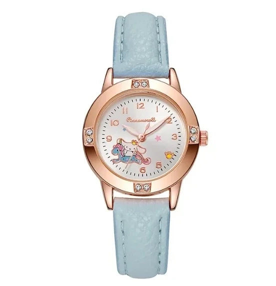 Hello Kitty Watch Kawaii Kuromi Cinnamoroll Quartz Casual Fashion Melody WristWatch Women Kid Girl Children Birthday Gift