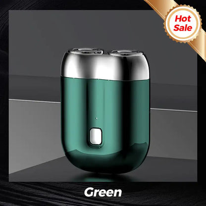 Mini Double Head Electric Shave Magnetic Suction Men's USB Rechargeable Portable Waterproof Shaver