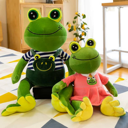 Cartoon Frog Plush Toy Couple, Internet Celebrity Children's Dolls, Mall Activity Gifts, Wholesale Birthday Gifts