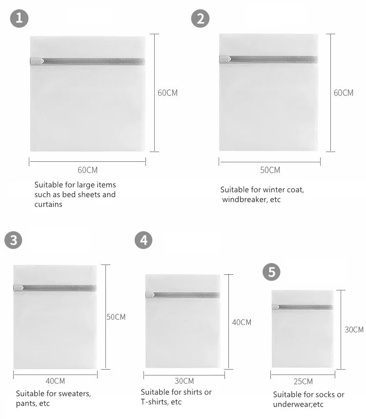 Fine Net Laundry Bag, Clothing Care Washing Machines Dirty Laundry Basket, Travel Shoes Mesh Bags, Woman Bra Clothes Organizer