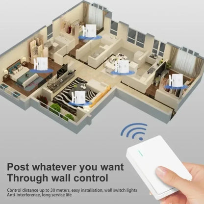 Wireless Remote Control Turn Off/On Tool Automatic Button Pusher for Lights and Other Devices