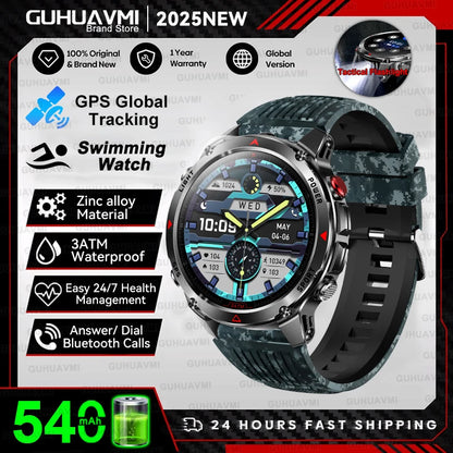 New Professional GPS Sports Smart Watch, Outdoor RIDE Run GPS track Swim Watchs Compass Altimeter, 3ATM Sports Bracelets, men, ladies