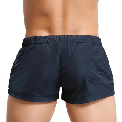 Men's Summer Beach Shorts, Swimwear Trunks Board Short Pants, Male Gym Shorts, Swim Surf Fitness Quick Dry Shorts, SEOBEAN