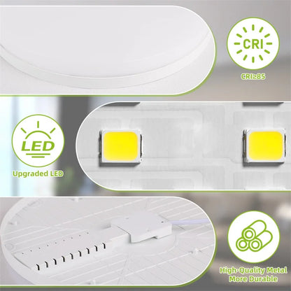 Motion Sensor PIR LED Ceiling Lamp 110V 220V Corridor Bedroom Toilet Light Human Body Induction