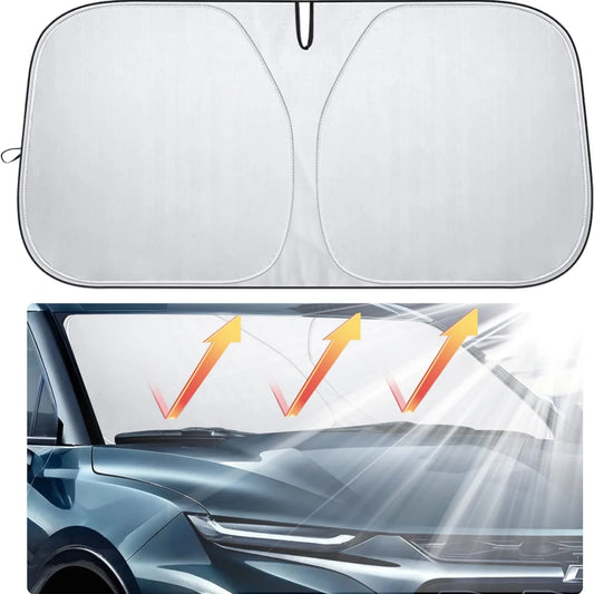 Car Front Window Sunshade Cover, Sun Shade, Windshield Visor, Windscreen Folding Auto UV Protection Styling Accessories