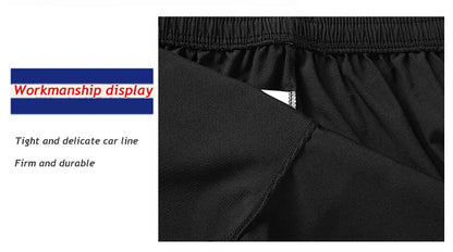 Men Plus Size Shorts, Summer Pants, Work Trousers, Men Quick-drying Loose Fit Sports Fitness Sweatpants