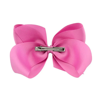 1PC Grosgrain Ribbon Solid Color Hair Bows Clip Girls Hair Clips Hairpins Barrettes Kids Baby Hair Accessories Wholesale