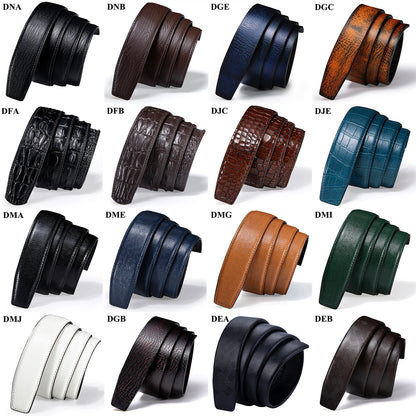 60 Kinds Metal Mens Relacement Belt Buckles Button Sliding Buckle Without Belt Black Gold Blue for 3.5 cm Ratchet Belts ONLY