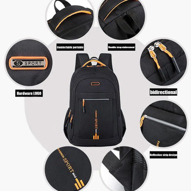 Ladies' backpack, female Korean version, trendy large capacity, high school, middle school, student backpack, travel bag, computer