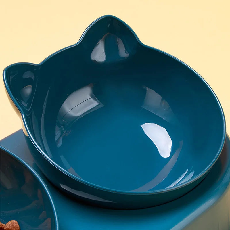 3 in 1 Cat Feeder, Automatic Water Dispenser, Double Bowl, Pet Bowl for Small Dogs Cats, Pet Food Container, Cat Accessories