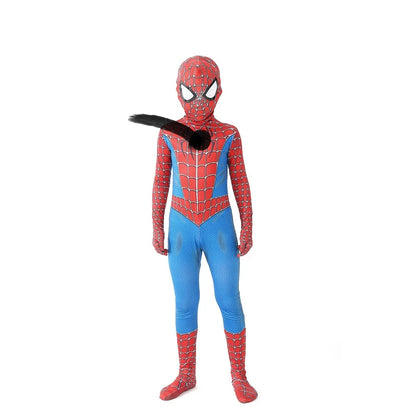 Disfraz oficial de Spider-Gwen Zentai para adulto - Mono de spandex con capucha con máscara de spandex para poner