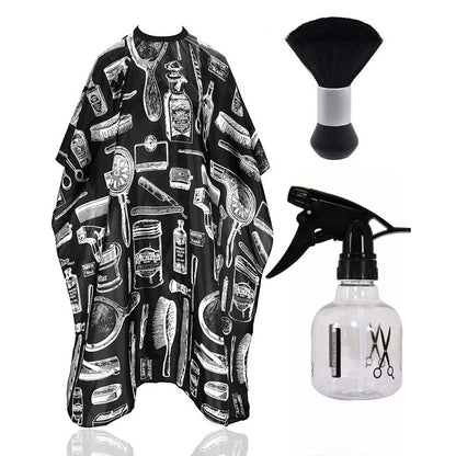 WANMEI Waterproof Hairdressing Shawl Bib paper Set Nylon Hairdressing Salon Clothes Chopped Hair Isolator Hair Dyeing Tool