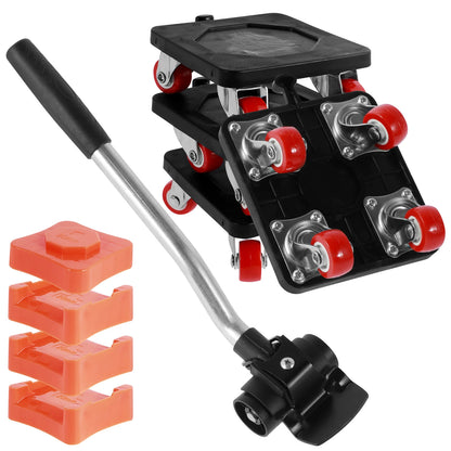 Juego de rodillos para mover muebles, transportador, herramienta de elevación de muebles de servicio pesado, herramienta de rodillos deslizantes para transportador de muebles
