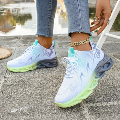 Women Casual Sports Shoes, Breathable Lightweight Sneakers, Anti-slip Flats, Outdoor Running Walking Shoes, Female Vulcanized Shoes