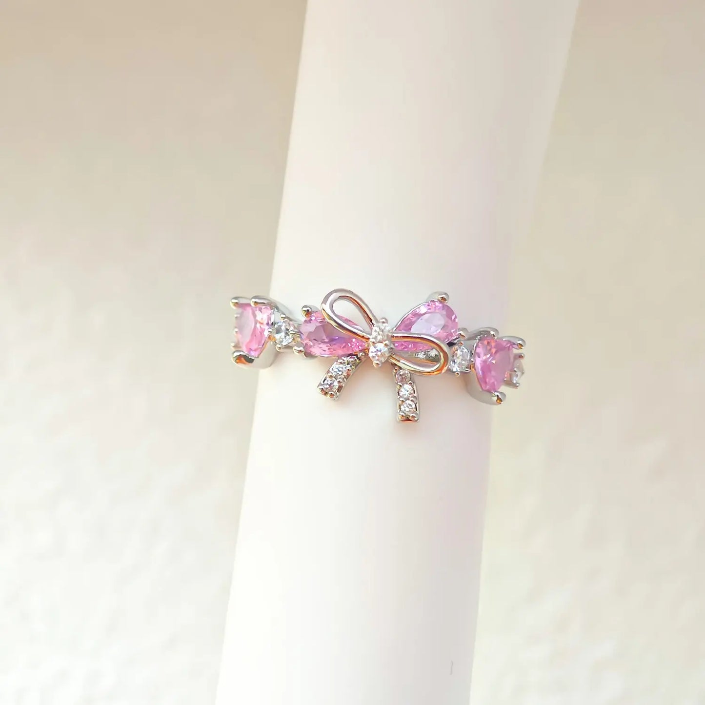 New Cute Colorful Zircon Flower Ring For Women Girl, Fashion Vintage Zircon Adjustable Rings, Jewelry Gift