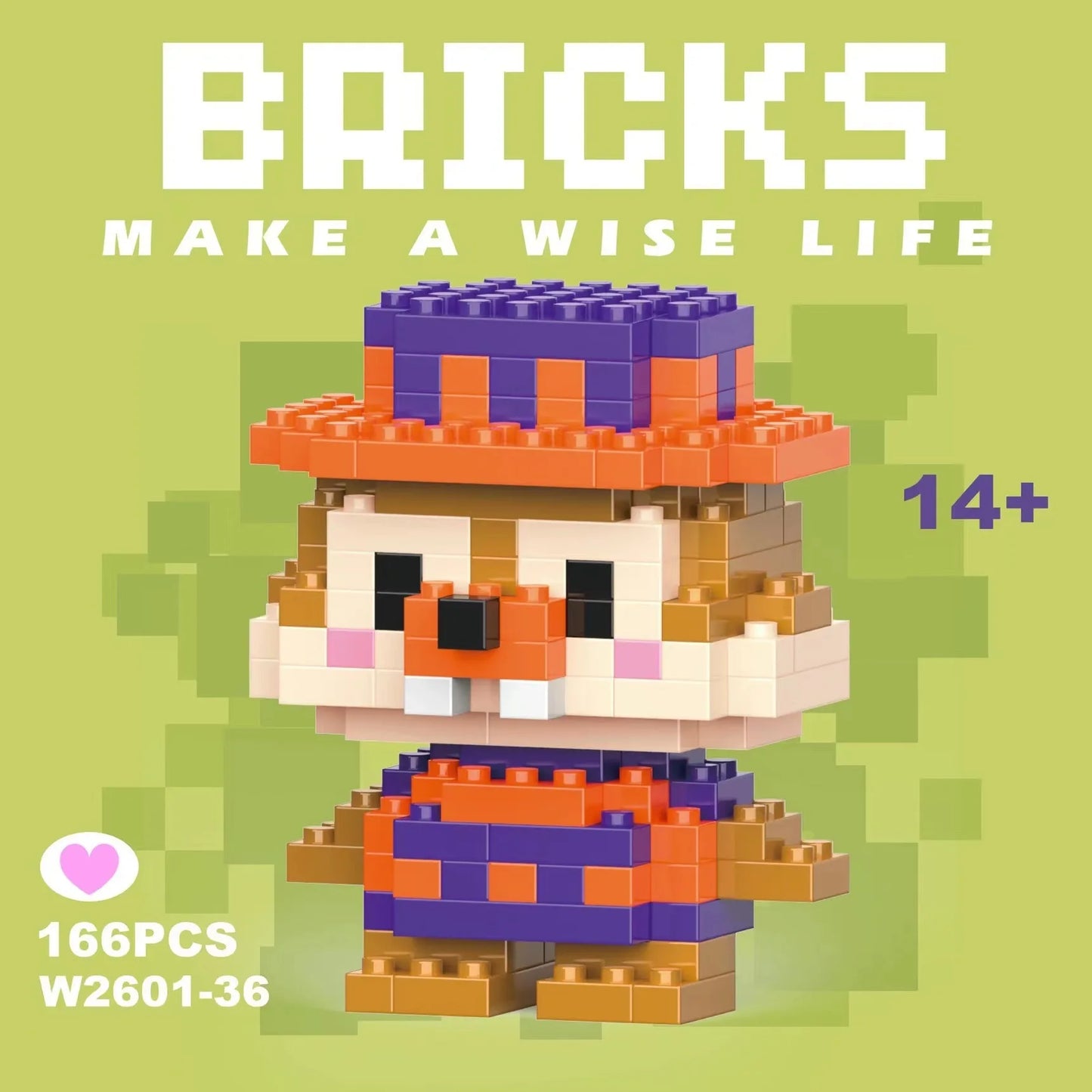 building block toys are luxurious models, suitable educational DIY games, cartoon anime games, building block lovers' desktop