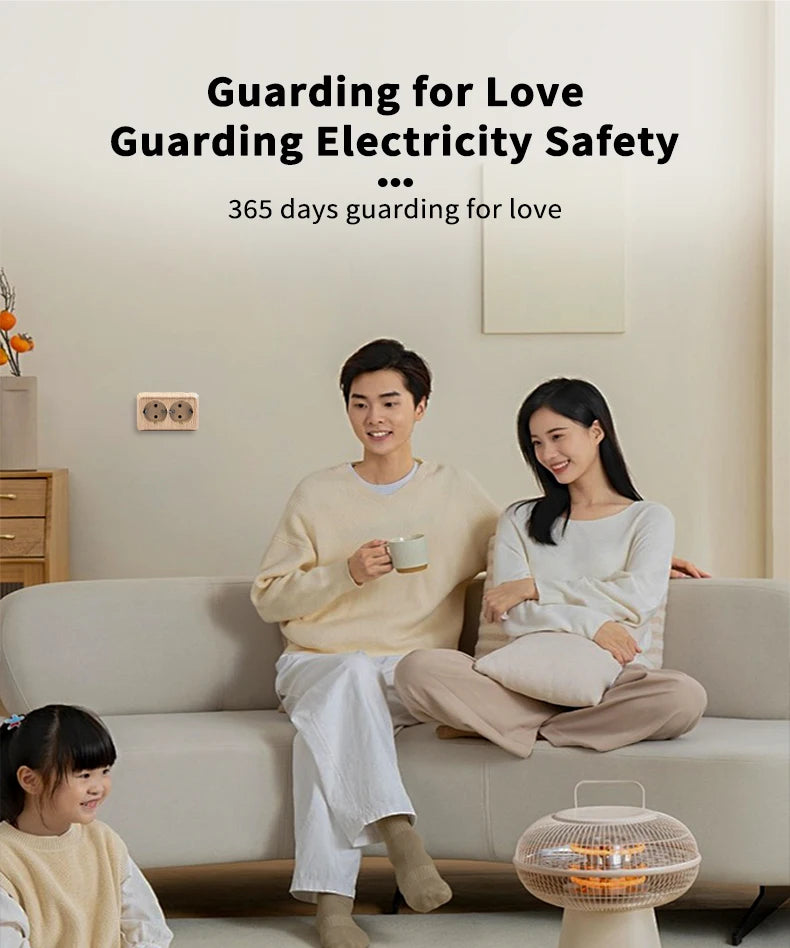 Wood Paint Wall Surface 2 Sockets Plugs EU Exterior Electrical Outlets With Ground Outdoor Power Socket Flame Retardant Plastic