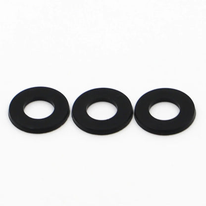 50/100 x M2 M2.5 M3 M4 M5 M6 M8 M10 M12, White Black Plastic Nylon Flat Washer, Plane Spacer, Insulation Gasket Ring For Screw Bolt