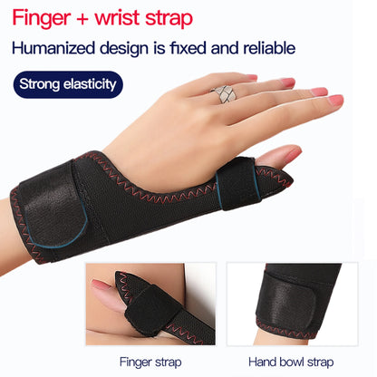 Electric Heating Thumb Support - Vibration Massager Hot Compress Relieves Wrist Fatigue Discomfort 3-Level Timer Tenosynovitis