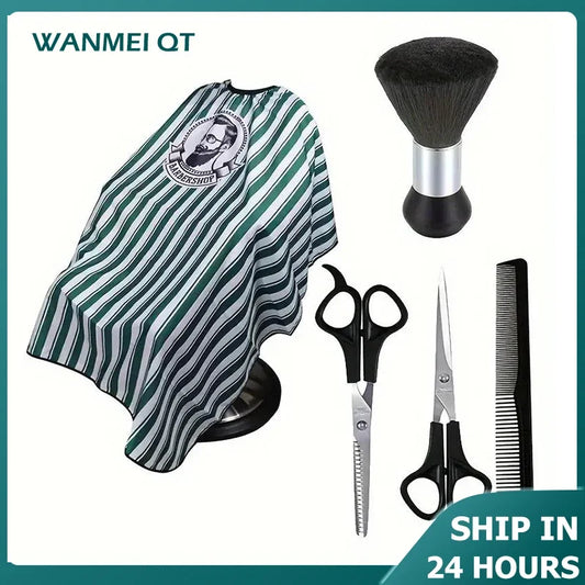 Professional Hair Cutting Tools Waterproof Barber Cape Neck Duster Brush Haircut Scissors Shears Hair Comb Hair Cutting Tools ﻿
