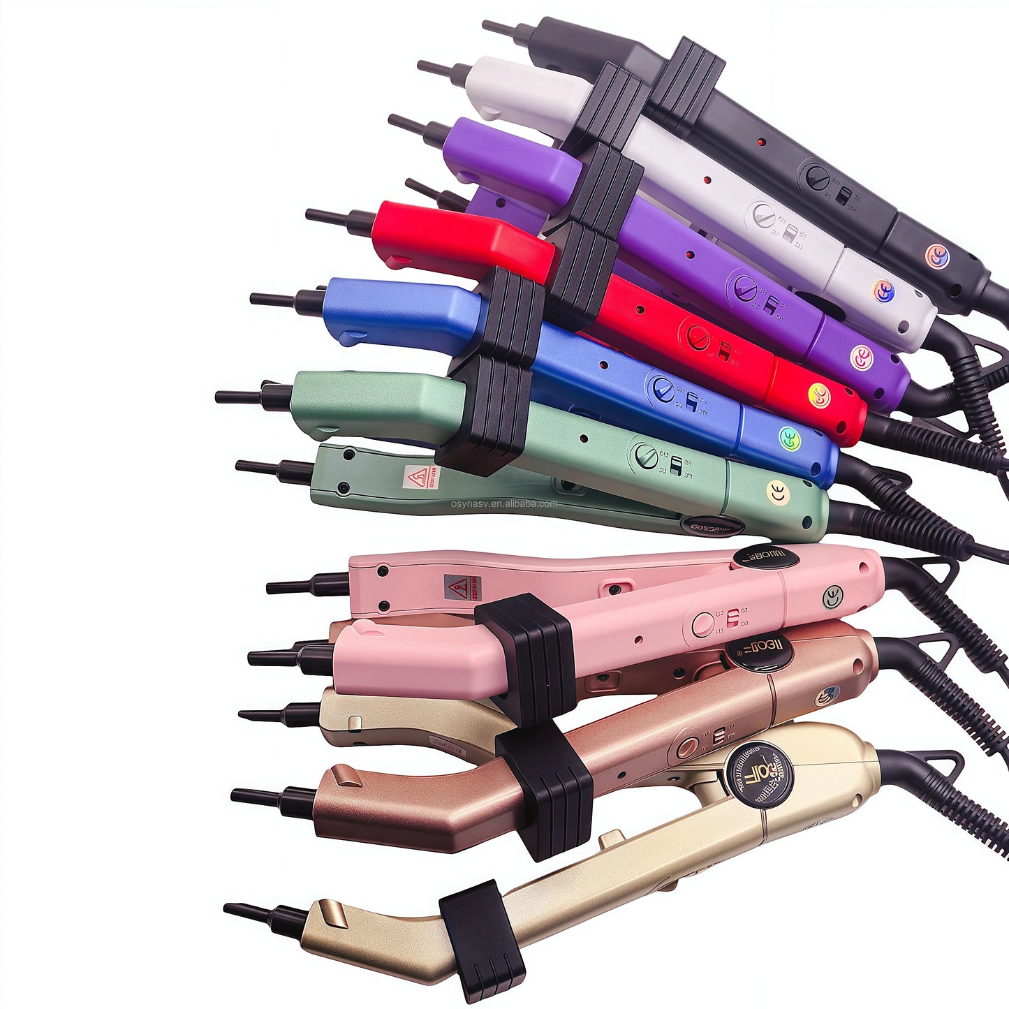 L609 A/B /C Adjustable Extension Tongs 1 Pcs Fusion Iron Hair Connectors Keratin Bonding Keratin Welding Machine Hair Salon Tool
