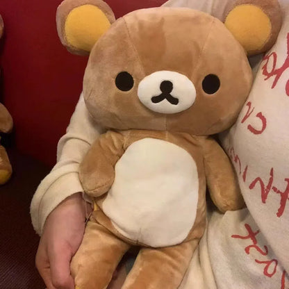 Hot Sale Anime Rilakkuma Expansion Wallet Purse Cartoon Bear Face Small Short Wallets Girls Cute Purses Money Clips Bag Toy gift