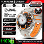 New T-REX3 Ultra 1100mAh Battery SmartWatch 10ATM Waterproof GPS Compass Flashlight 1.7" AMOLED HD Call Sports Smart Watch Men