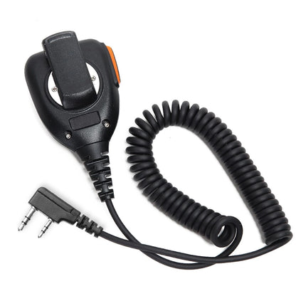 BaoFeng Walkie Talkie BF-780 2 Pin PTT Speaker Mic for Quansheng UV-K5 K6 Baofeng UV-5R BF-888S UV-5RH 21 17 PRO HAM Radio
