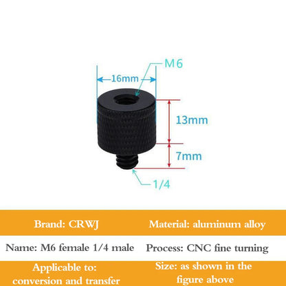 Conversion Screw Dual Nuts Tripod Mount 1/4toM4 M5 M6 M8 M10 Inch Projector Bracket Adapter Converter for DSLR Camera Tripod Acc