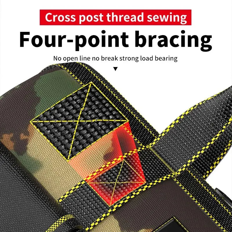 Professional Electrician Tool Bag, Reflective, Waterproof, Multi-Pocket, Durable Oxford, 4 Sizes Available