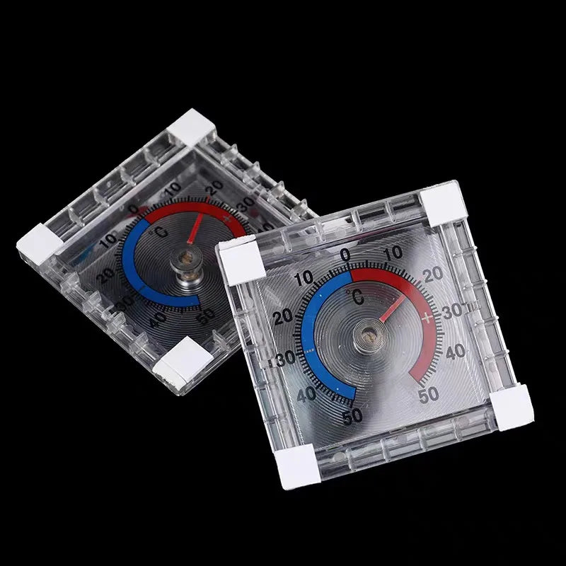No Battery Dial Thermometer Outdoor Indoor Window Wall Temperature Thermometer -50°C~50°C Home Graduated Disc Measurement