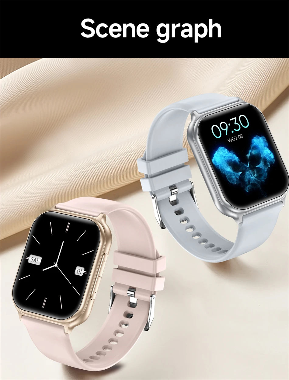 2026 New Bip 6 Pro Smart Watch Men Women Outdoor Sports Fitness Heart Rate GPS Track Bluetooth Call IP68 Waterproof Smartwatches