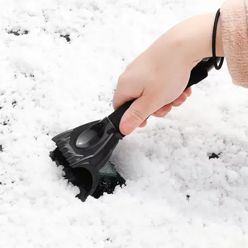Quitanieves para parabrisas de coche, raspador de limpieza para coches de invierno, ventanas y puertas, elimina nieve y escarcha, accesorios de limpieza de coche