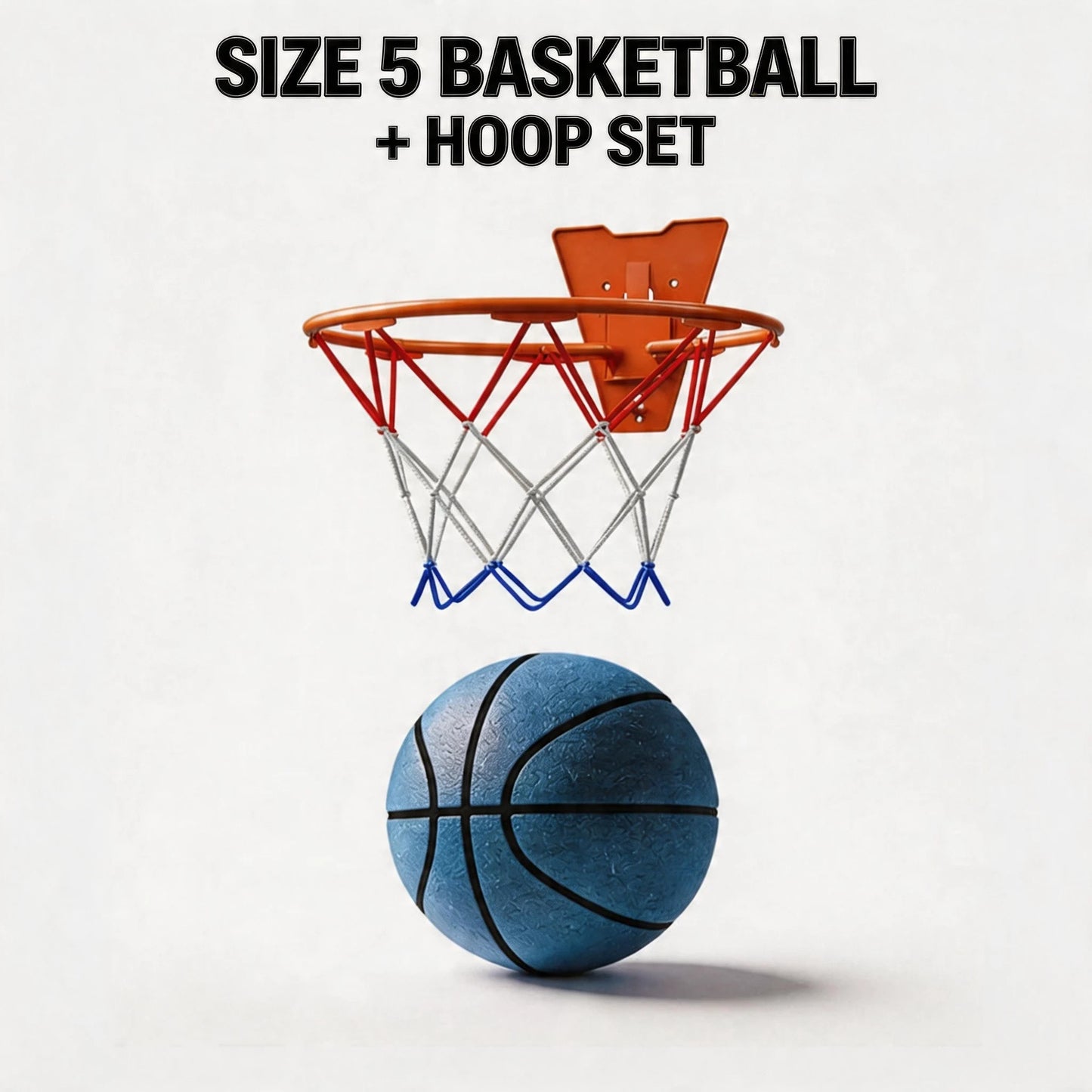 Silent Foam Basketball Hoop Set | Soft, High-Rebound PU Material | Indoor Silent Training Ball