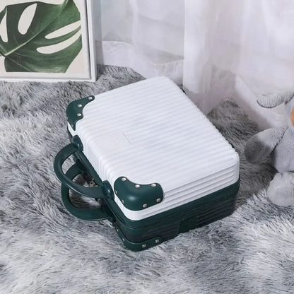 14 inch Mini Travel Suitcase Cosmetic Box Password Box Hand Luggage Organizer Makeup Case Small Boarding Case