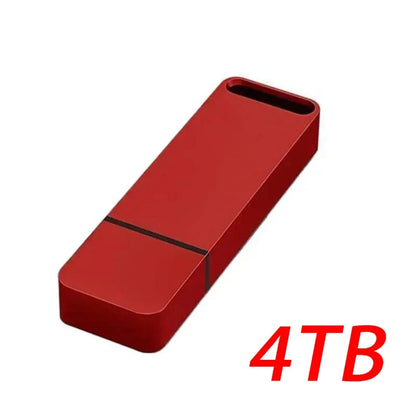 16TB Flash Drive USB3.2 High Speed Transfer Type C U Metal Flash SSD Portable Mini Flash Drive Memory Waterproof U Drive