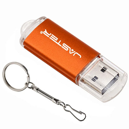 JASTER High-speed USB 2.0 Flash Drive Mini Plastic Pendrive 128MB 4GB 16GB 32GB 64GB 128GB with Keychain Memory Stick Pen Drive