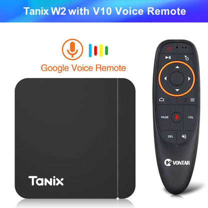 Tanix W2 Smart TV Box Android 11 Amlogic S905W2 with 2GB 16GB Support H.265 AV1 Dual Wifi HDR 10+ Media Player Set Top Box