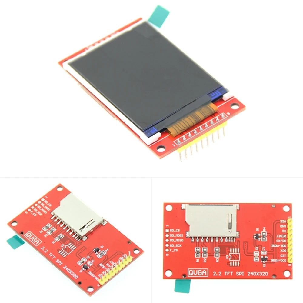 2.2 /2.4/2.8/3.2/3.5/4.0 Inch SPI TFT LCD Touch Panel Serial Port Module,  ILI9341  240x320 Serial LED Display