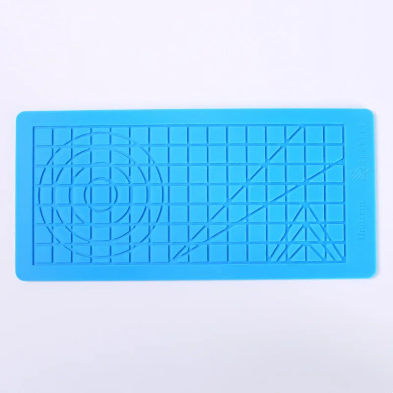 3D Printing Pen Silicone Design Mat with 2 Finger Protectors Template Drawing Tools Silicone Pad Drawing Tools for Kids Adults