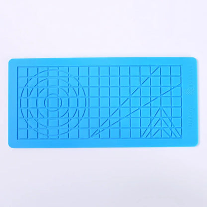 3D Printing Pen Silicone Design Mat with 2 Finger Protectors Template Drawing Tools Silicone Pad Drawing Tools for Kids Adults