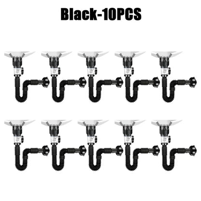 Universal Bathroom Washbasin Anti Blockage Drain Pipe Flexible Stretchable Deodorant Strainer Pipeline Accessories