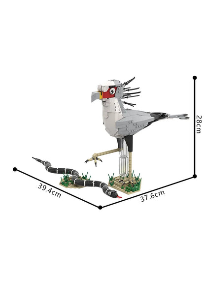 MOC Raven Model Building Blocks Sets Clever Raven Black Bird 3D Home Ornament Brick STEM Toy Adult Valentine's Day Gift