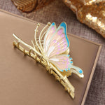 10cm Metal Butterfly Hair Claw Clip Fashion Shark Hair Clip for Women Girls Hair Accessories