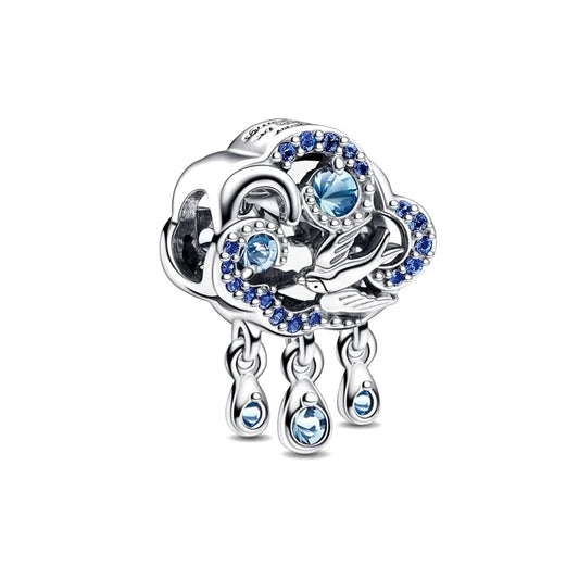 New Hot Selling Blue Pentagram, Butterfly Bead Turtle, Fish Pendant Suitable for European Original Bracelet DIY Exquisite Jewelry