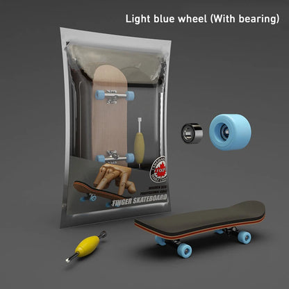 Puzzle Toy Finger Skateboard Maple Wood Fingerboard Hobbies Novelty Anti Stress Sensory Toys For Boy Mini Funny Cute Skate Gift