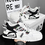 Casual Fashion Leather Sneakers New Skateboard Mens Shoes Outdoor Running Sports shoes Hiking Tennis Platform Luxury footwear