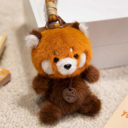 12 Styles Aroma Cartoon Animal Plush Pendants Fox Panda Sloth Piggy Dinosaur Toys Cute Keychain Pendant Bags Decor Car Interior