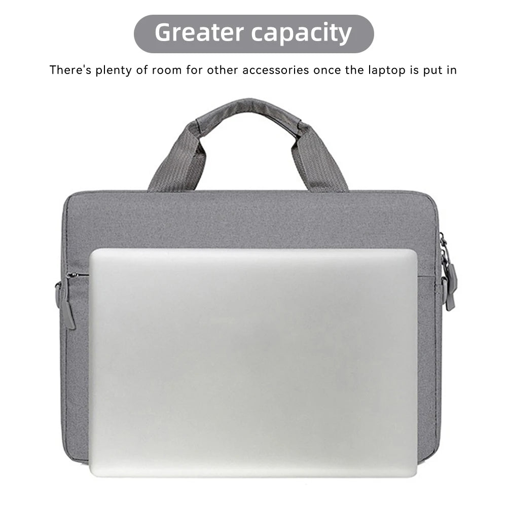 Laptop Sleeve Bag, 14 15.6 Inch Notebook Case For Macbook Air Pro Tablet, Waterproof Portable Travel Carrying Bag, Computer Handbag